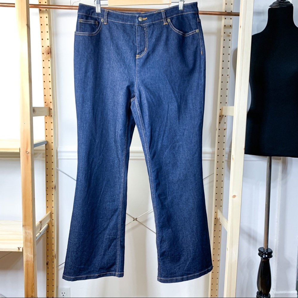 Liz Claiborne "Hepburn" Boot-Cut Jeans